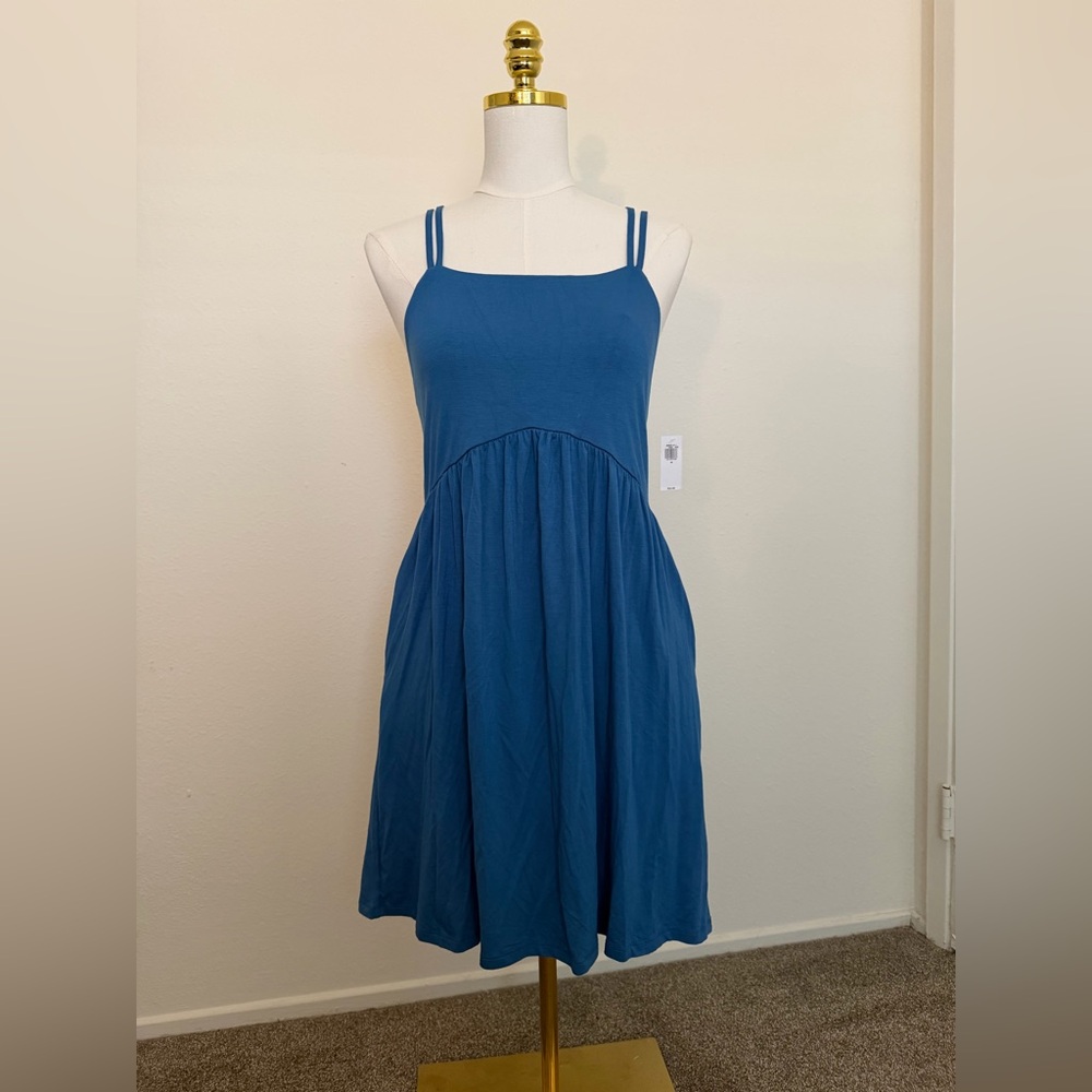 Old Navy Teal Strappy Dress